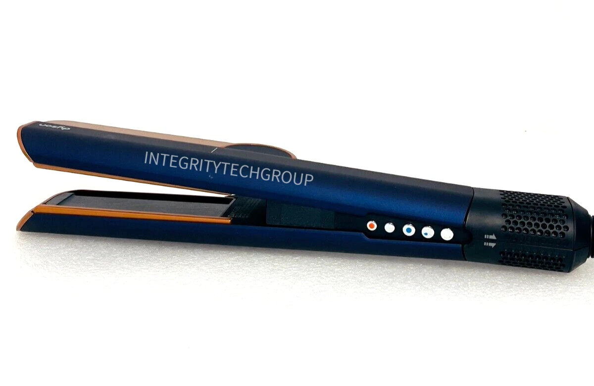 Genuine Dyson Airstrait Hair Straightener Prussian Blue/Copper, USED
