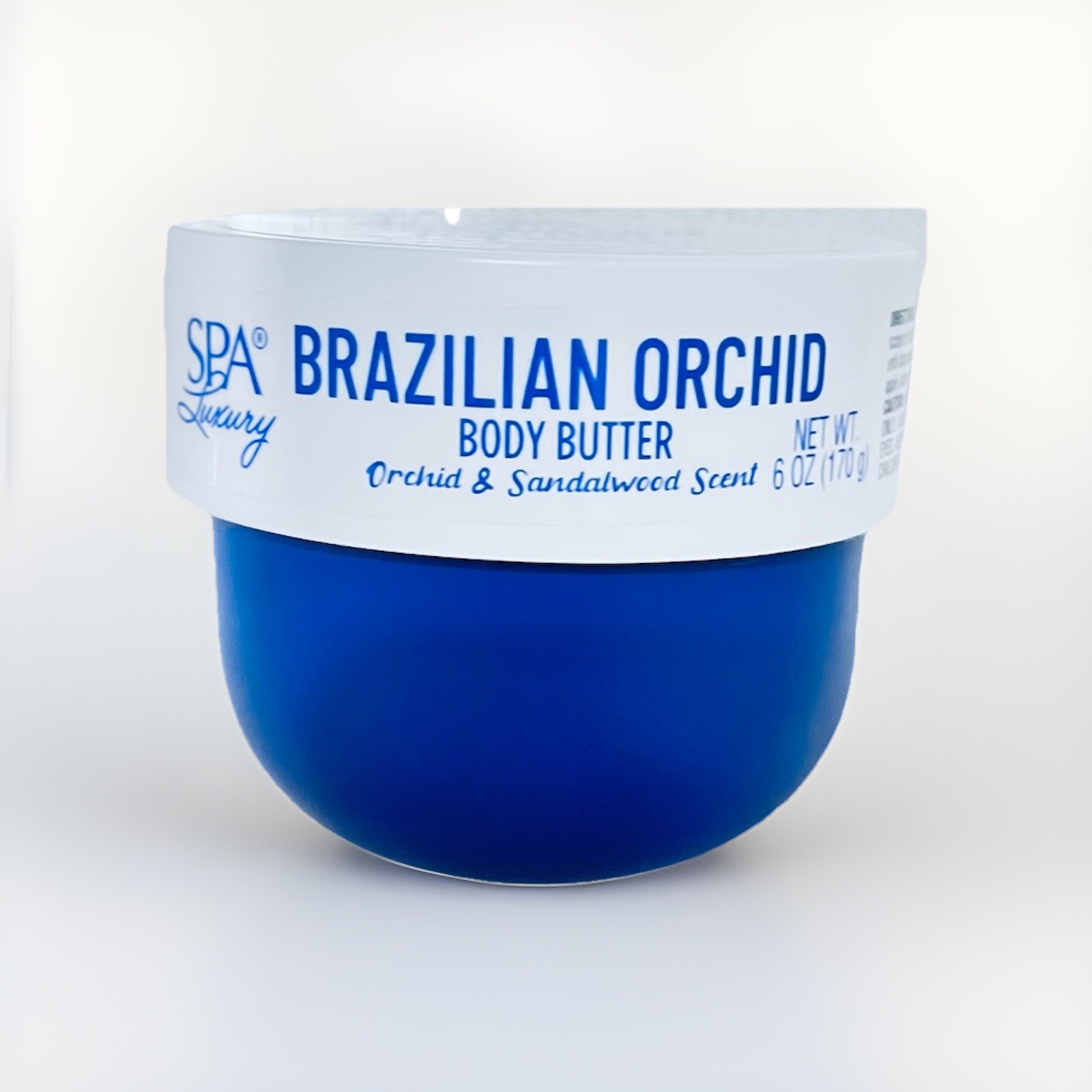 1 Spa Luxury Brazilian Orchid Body Butter Moisturizer, Orchid Sandalwood, 6 oz