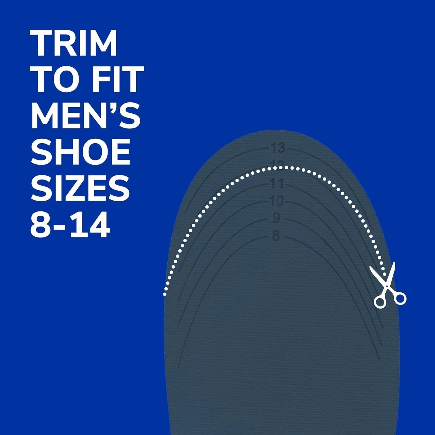 Dr Scholls Insoles Men WORK Massaging Gel Full Shoe Insole Sz 8-14 (1 pair)