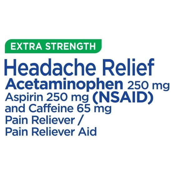 Equate Extra Strength Headache Relief Caplets, 250mg, 200 Count *SEALED*
