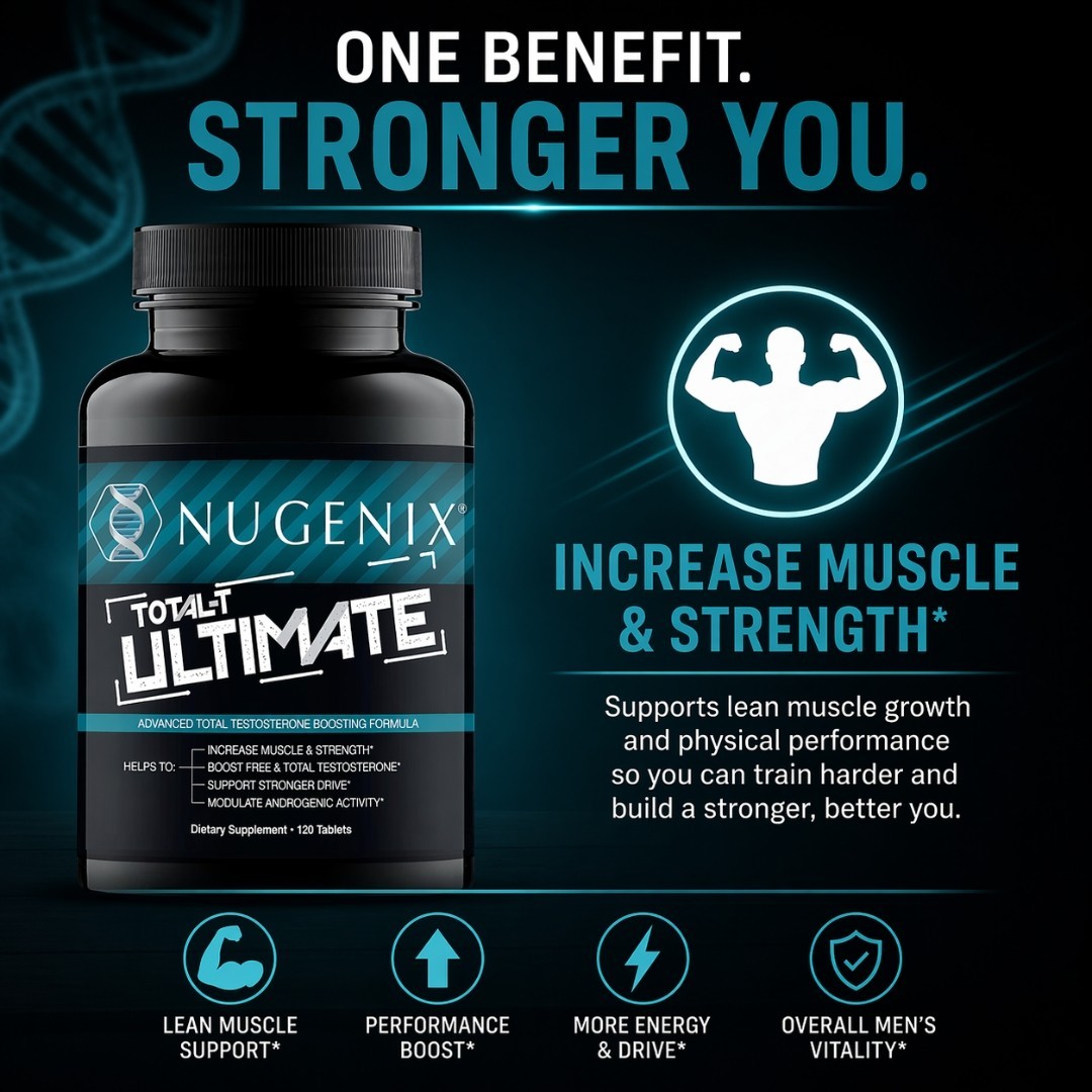 Nugenix Total-T Ultimate 120ct TestoBooster•Muscle•Stamina & Vitality 2 PACK