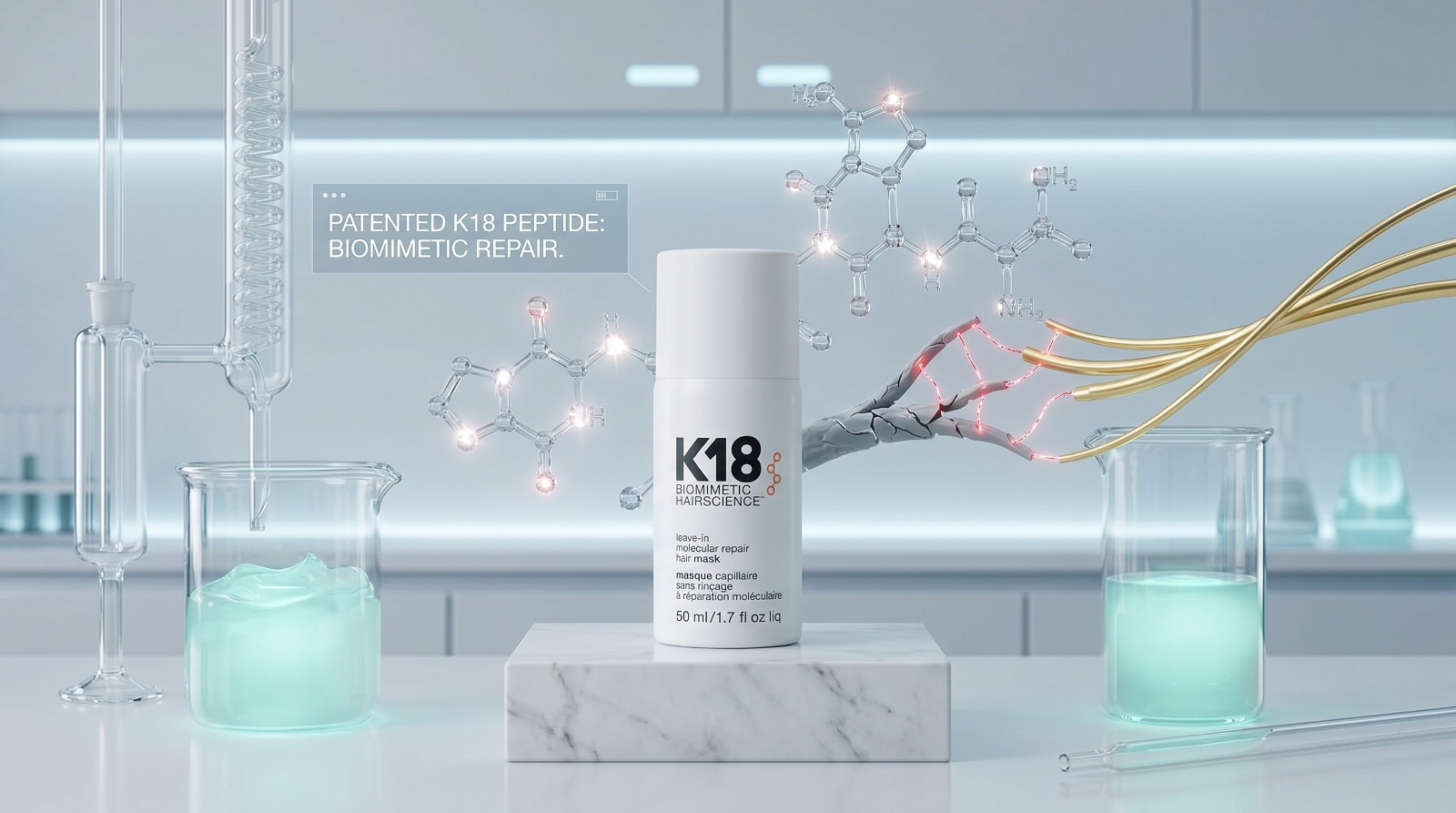 K18 Leave-In Molecular Repair Hair Mask 150ml Pro Treatment Genuine Salon Size
