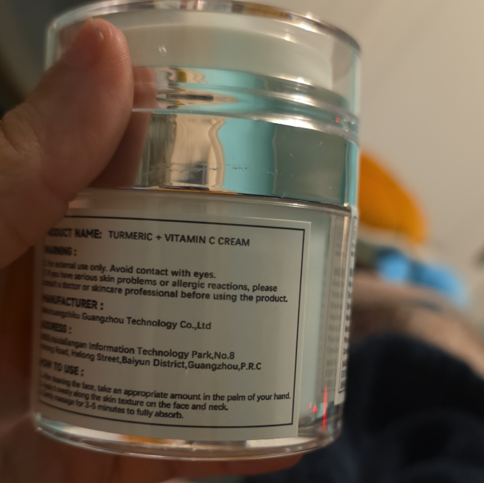 YOUNGCOME Turmeric + Vitamin C Face & Neck Moisturizer Cream 60g
