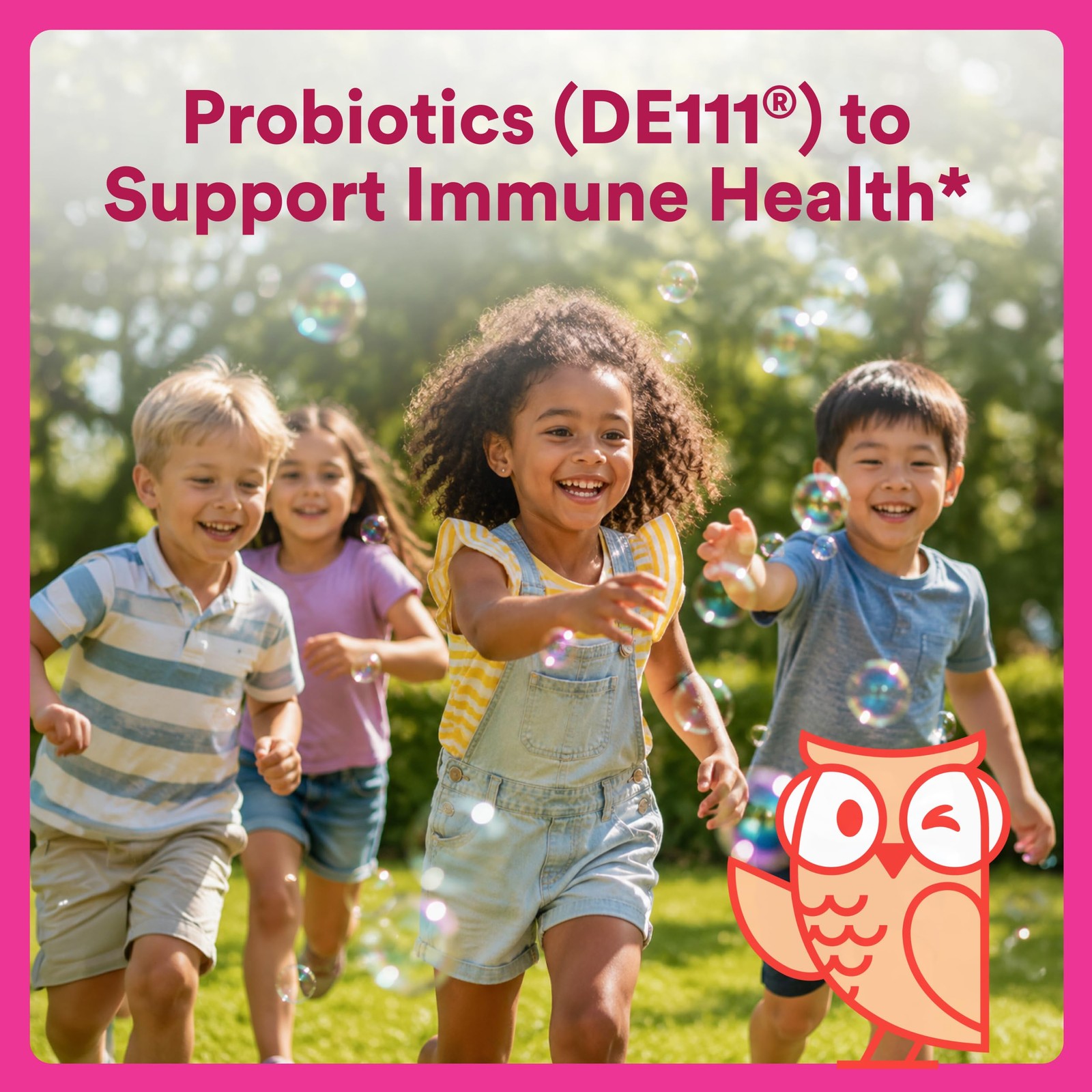 SmartyPants Kids Probiotic & Prebiotic Gummies for 60 Count (Pack of 1),