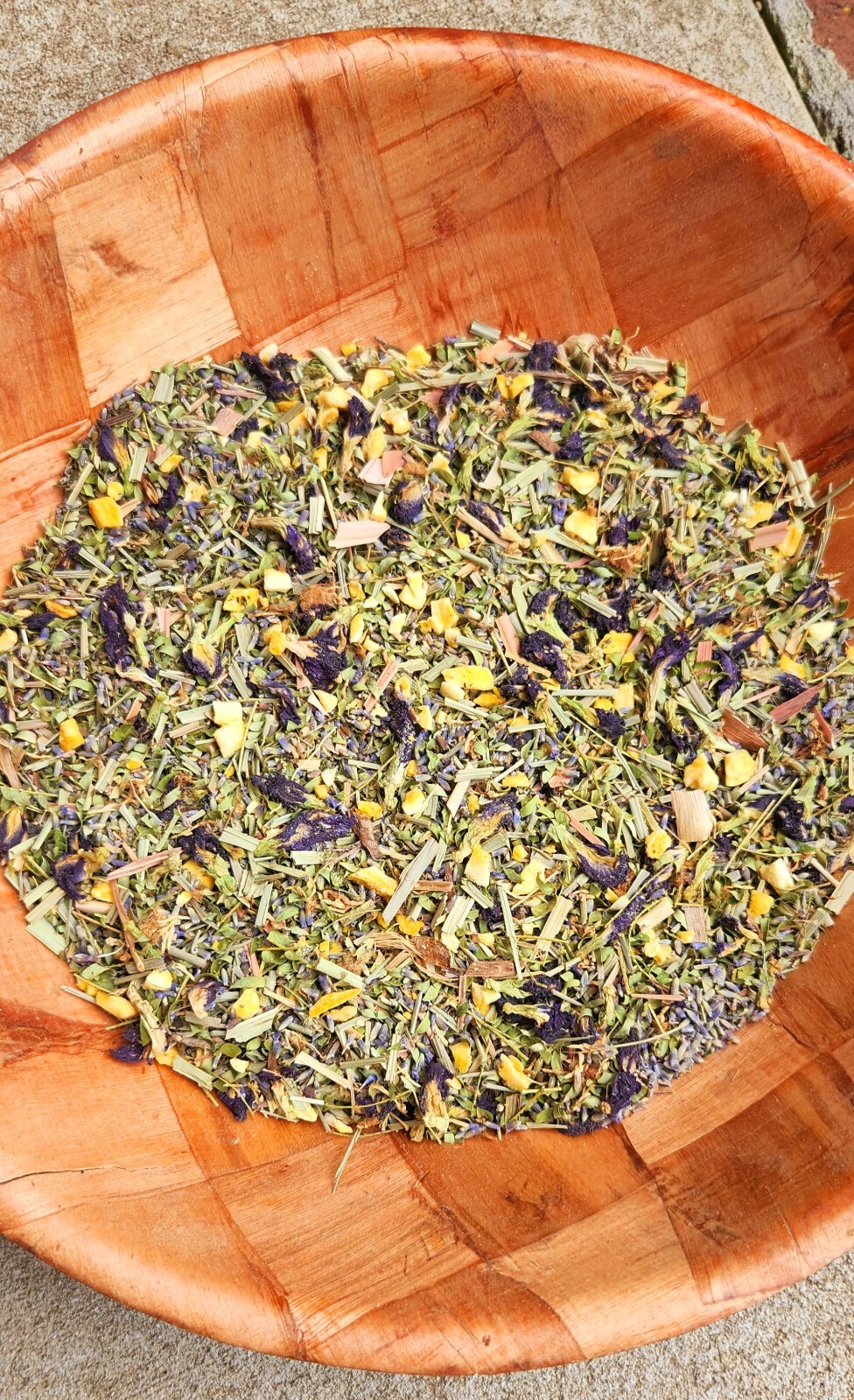 Herbal Loose Leaf Tea-Calming-Peaceful-Tranquility-Stress-Anxiety-PTSD 1.5 oz.