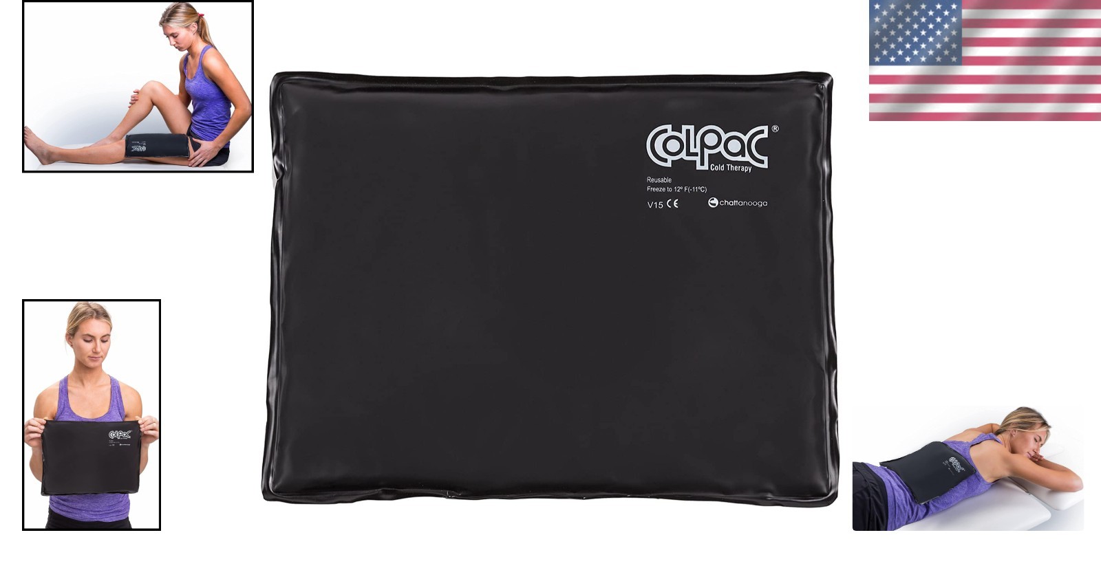 ColPac Reusable Gel Ice Pack – Soothing Cold Therapy for Pain Relief – 10×13.5
