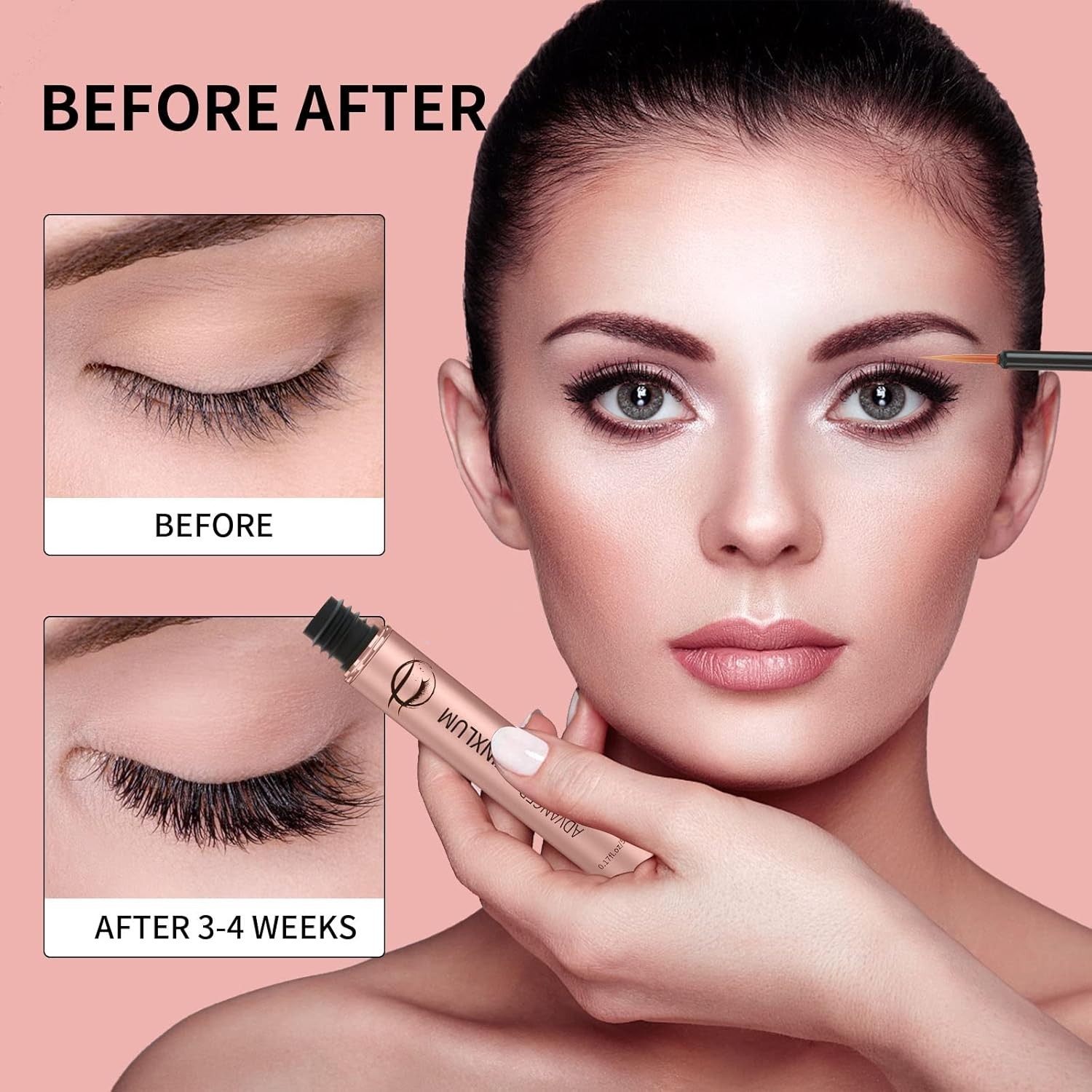 Eyelash & Eyebrow Serum 5ML – Boosts Fuller, Thicker, Longer Lashes Naturally