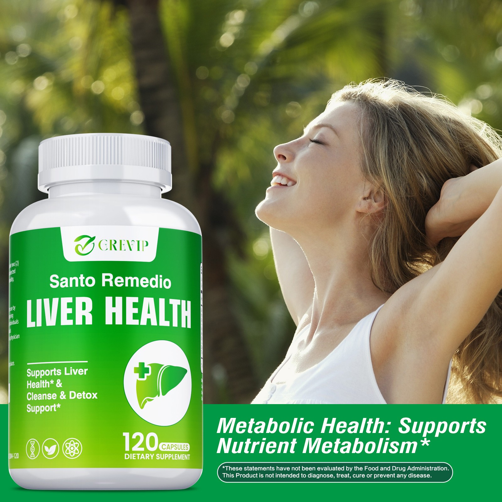 Liver Health Supplement 120pcs – Colon Cleanse,Promotes Digestion and Absorption