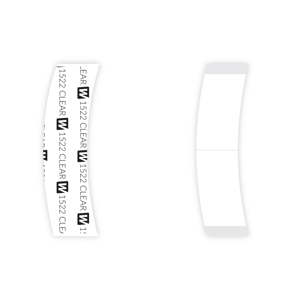 Walker 3M 1522 Hairpiece Tape 216 Pc C Contour 6 Packs Poly Wig Toupee