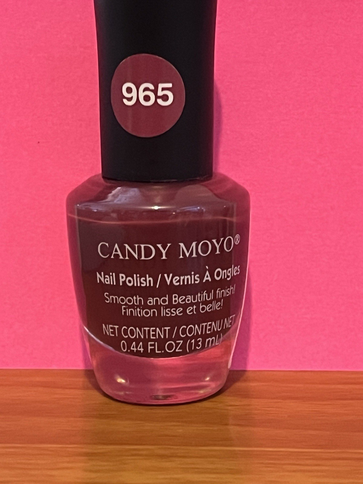 Candy Moyo Nail Polish burgundy 965 0.44 fl oz (13 mL) 24M period after open