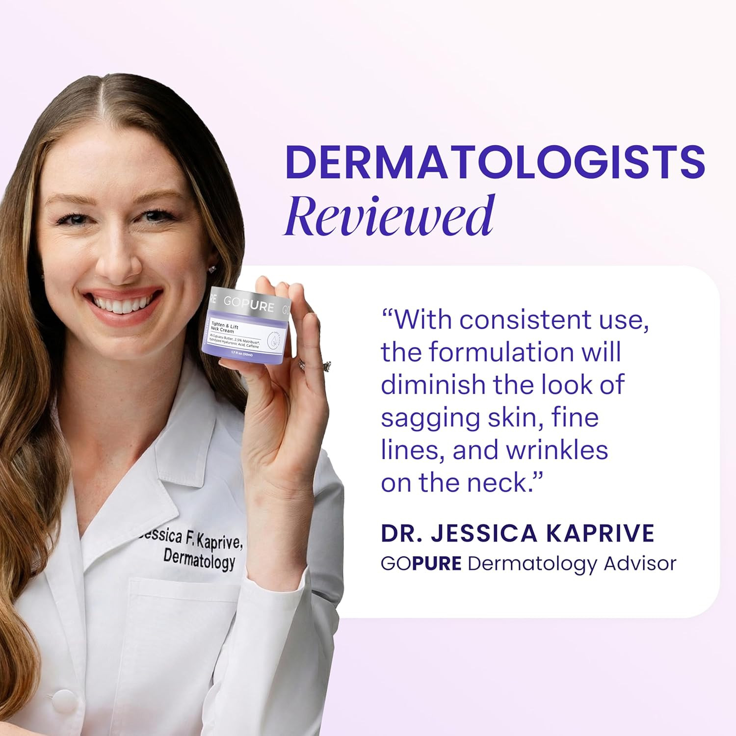 Tighten & Lift Neck & Chest Moisturizer Cream for Visibly Firming, Tightening an