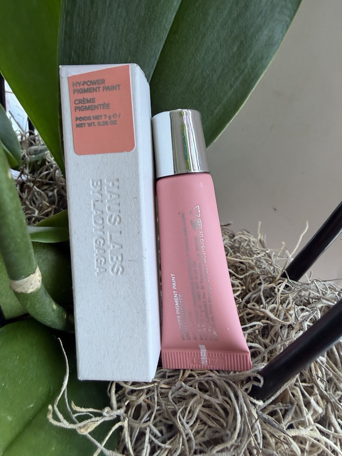 Haus Labs Hy-Power Pigment Paint Cream Blush Pink 0.23 oz Vegan Cruelty-Free