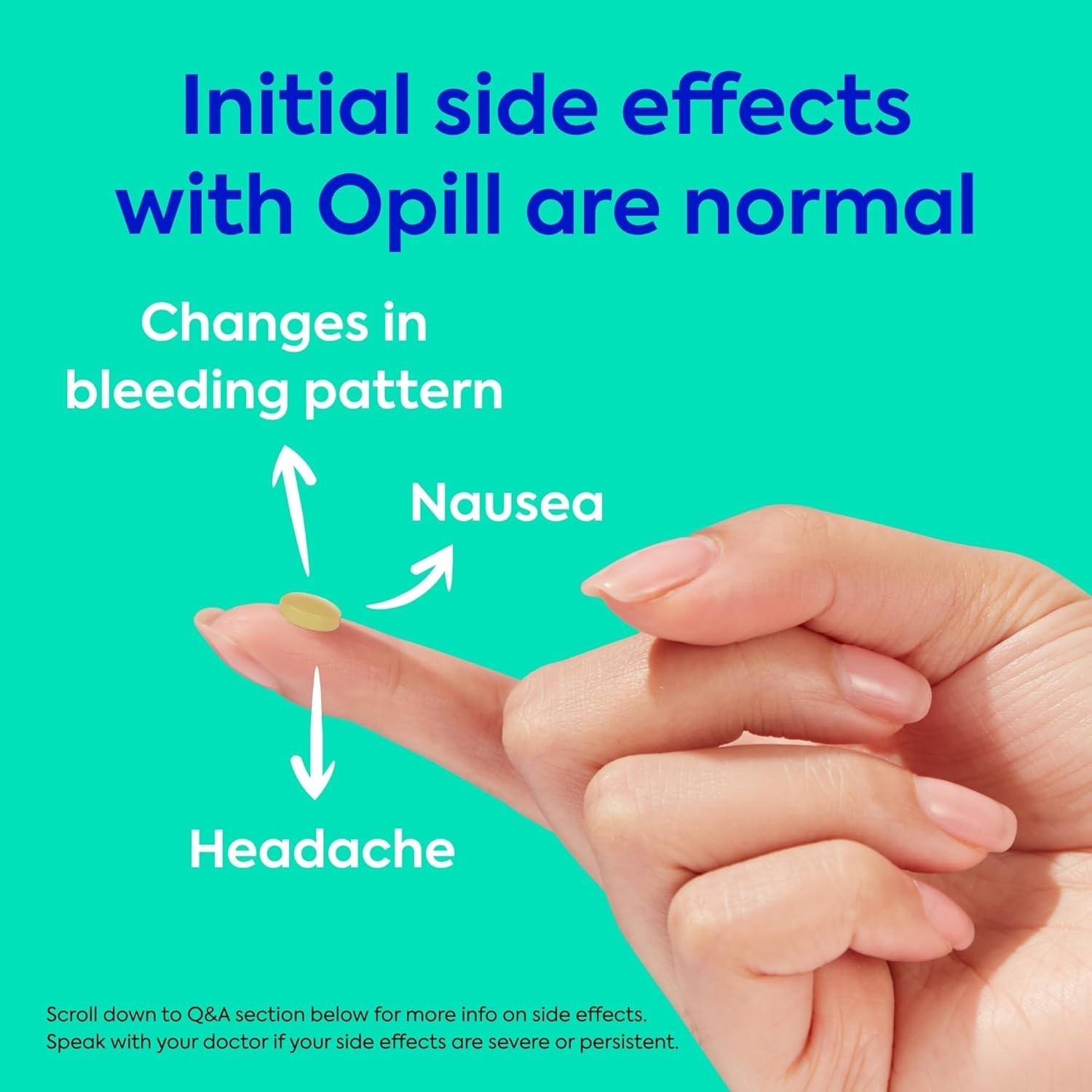 Opill OTC Daily Oral Contraceptive Norgestrel Tablets .075mg – 3 X 28 Day Supply