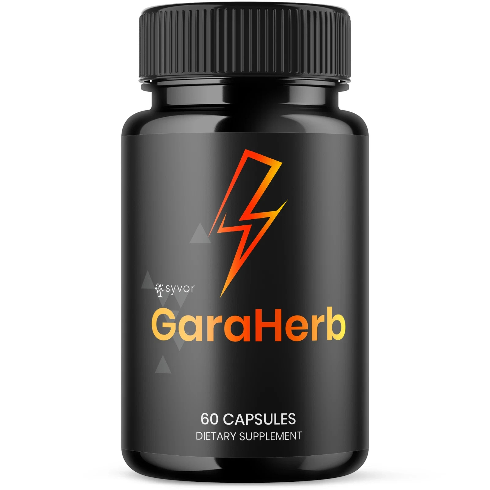 GaraHerb Energy & Fitness Support Capsules 60 Capsule, Pack of 5.