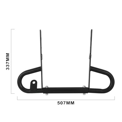 ATV Rear Wide Grab Bar Iron Bumper with Mounted Accessories for Raptor 700
