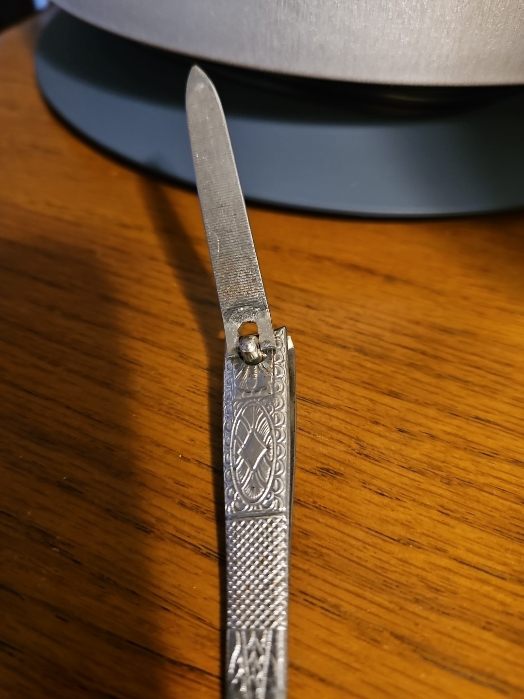 VTG Millers Forge Ornate Etched Nail Clippers 2½” Long With File