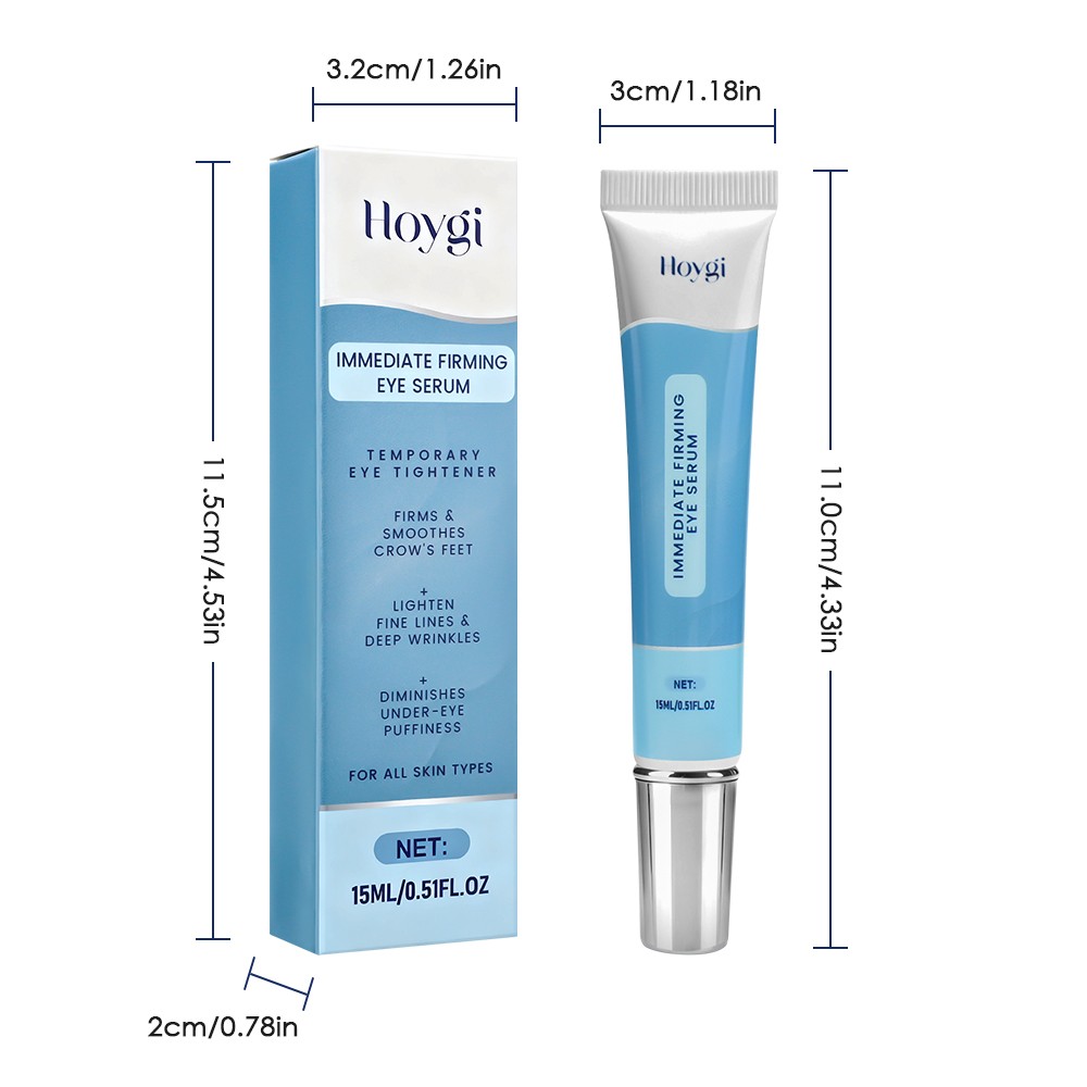 3Pack Firming Eye Serum for Rapid Reduces Under-Eye Bags, Wrinkles, Dark Circles