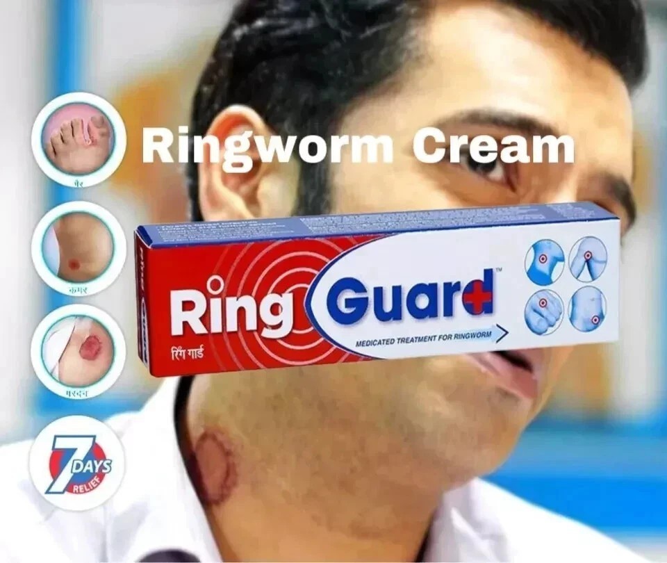 Ring Guard Antifungal Medicated Cream, 20 gm, Relieves itching and redness.