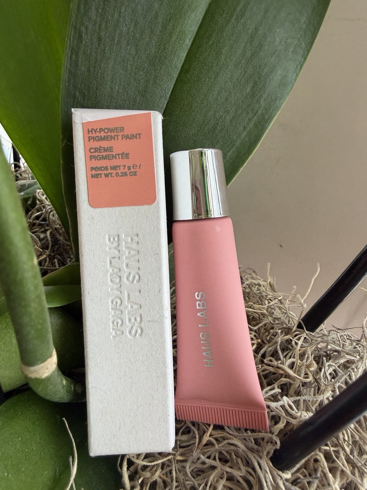 Haus Labs Hy-Power Pigment Paint Cream Blush Pink 0.23 oz Vegan Cruelty-Free