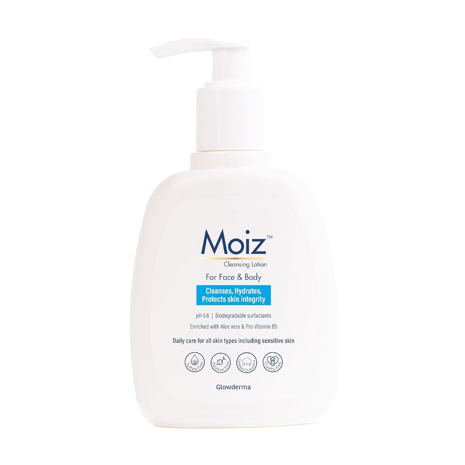 Moiz Cleansing Lotion 200ml for Sensitive & Dry Skin Barrier USA Free Ship