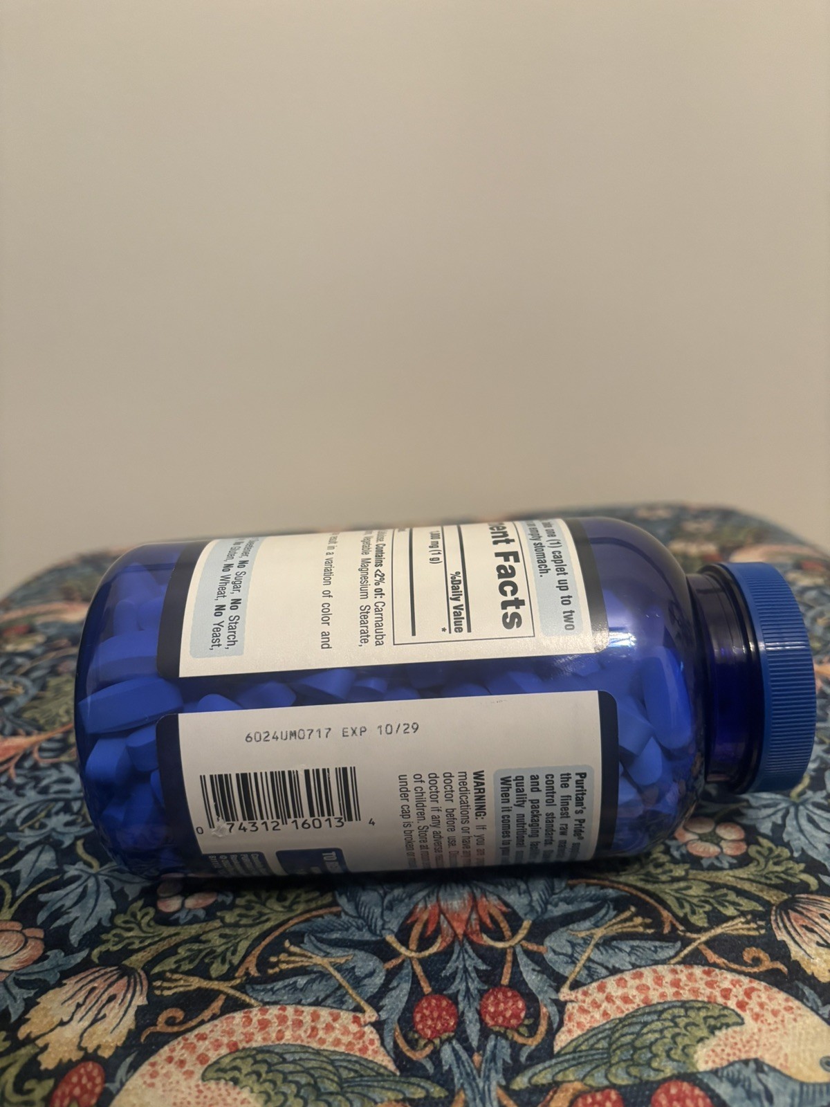 Puritan’s Pride L-Lysine 1000 mg – 250 Caplets – FREE SHIPPING