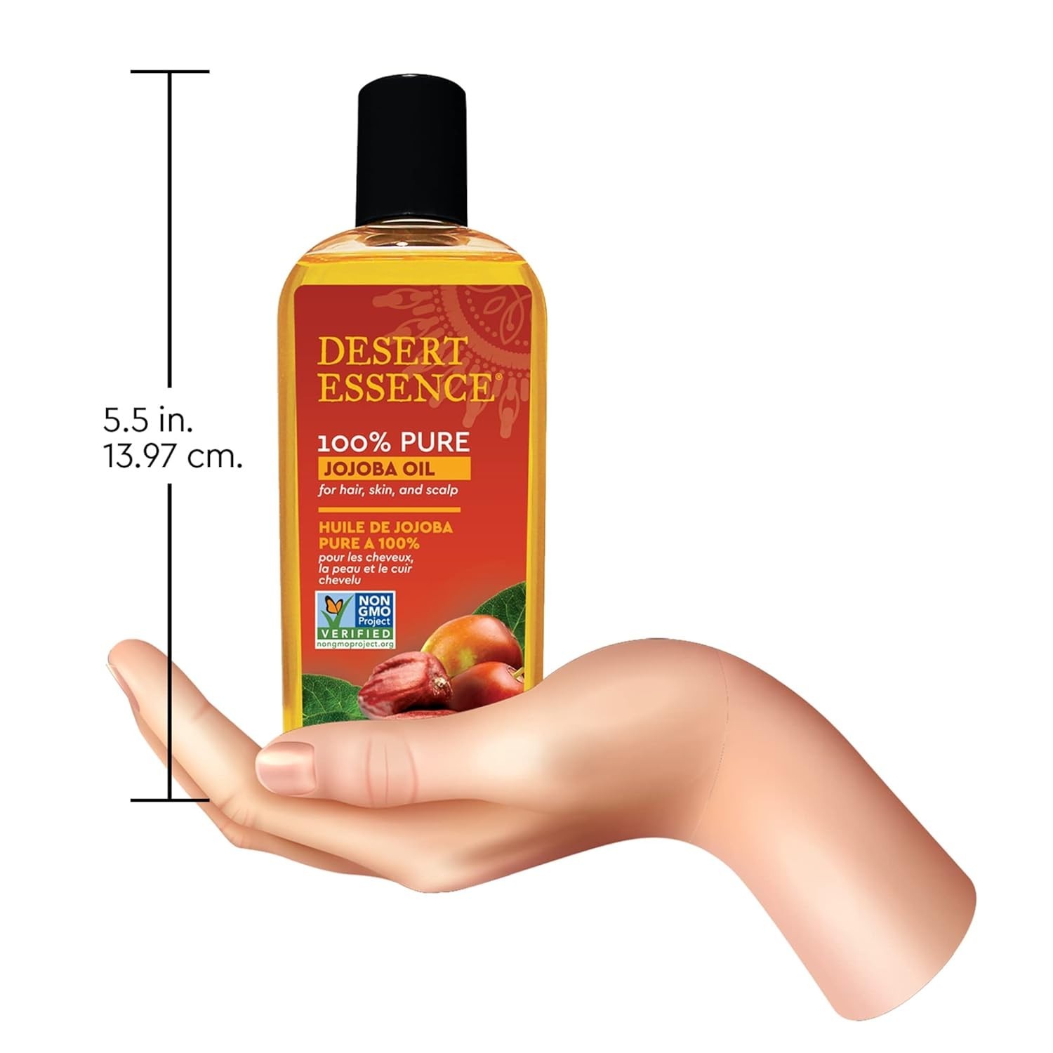Desert Essence 100% Pure Jojoba Oil, 4 Ounce pack of 2