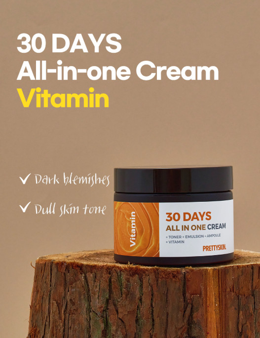 PRETTY SKIN 30 Days All-In-One Vitamin Cream (100ml) – Authentic & US Seller