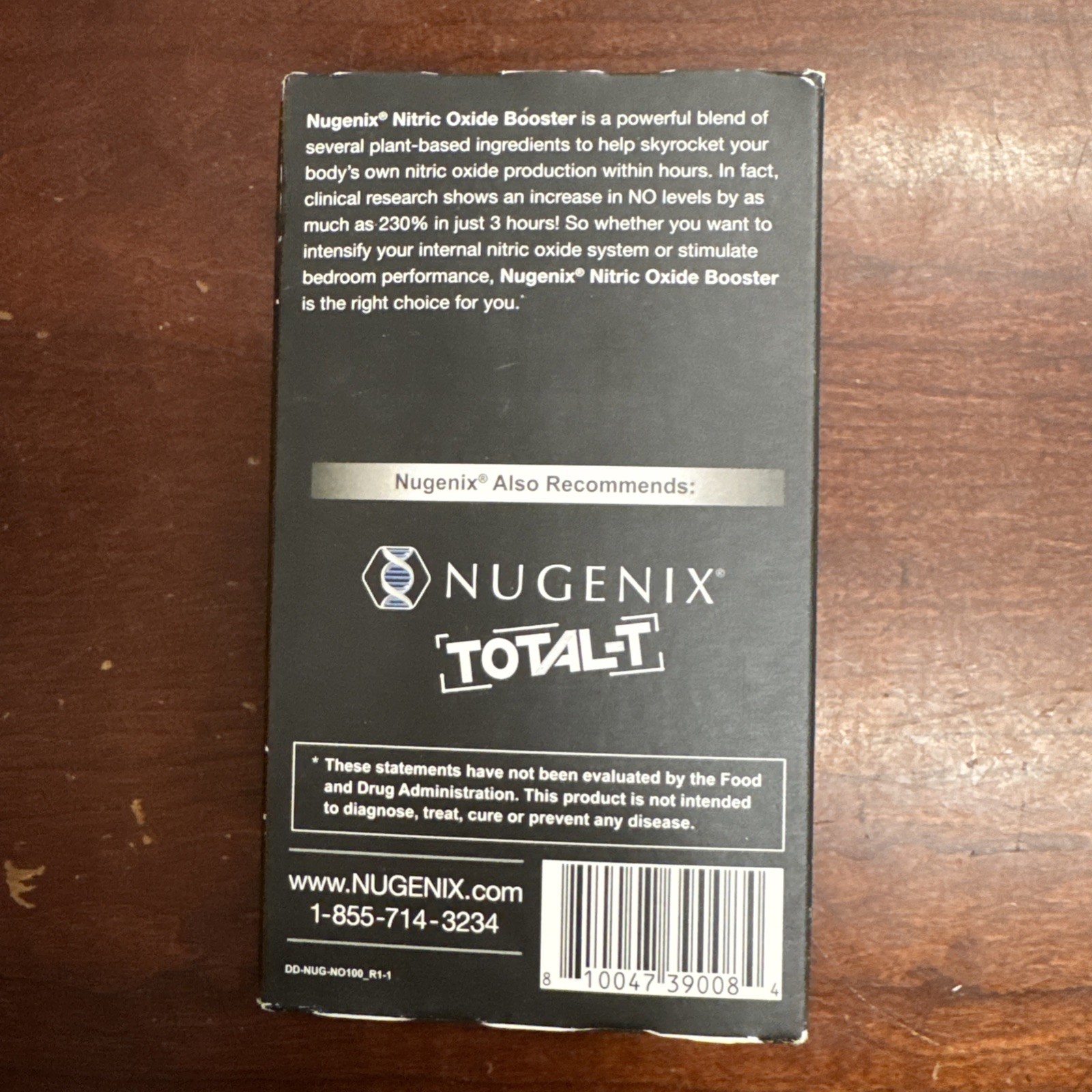 Nugenix Nitric Oxide Booster Dietary Supplement 100 Capsules
