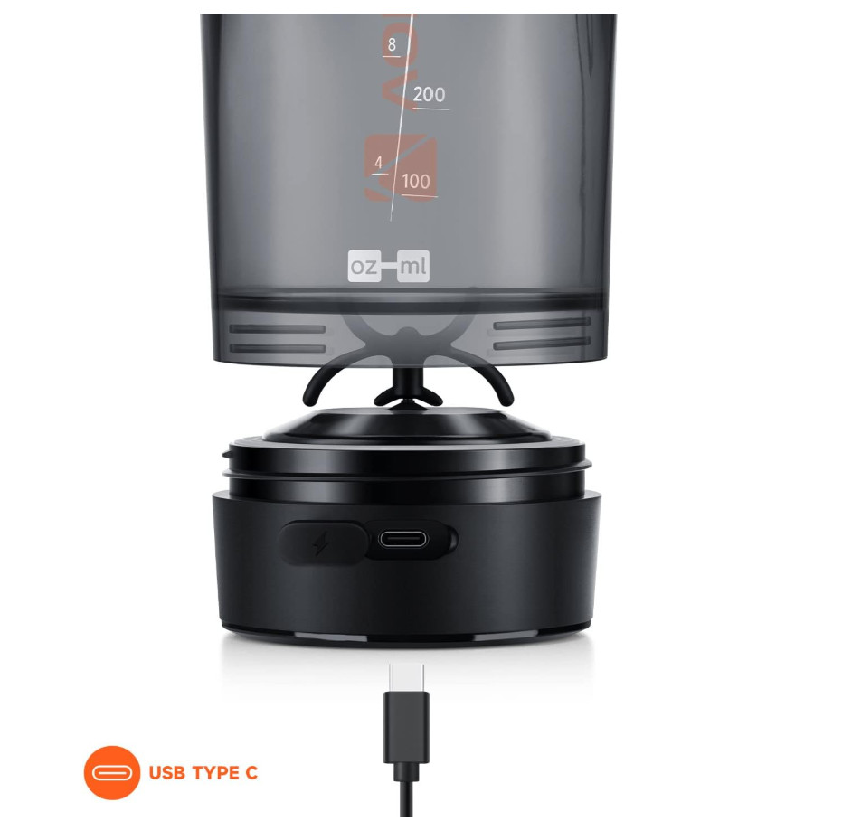 VOLTRX Electric Protein Shaker Bottle