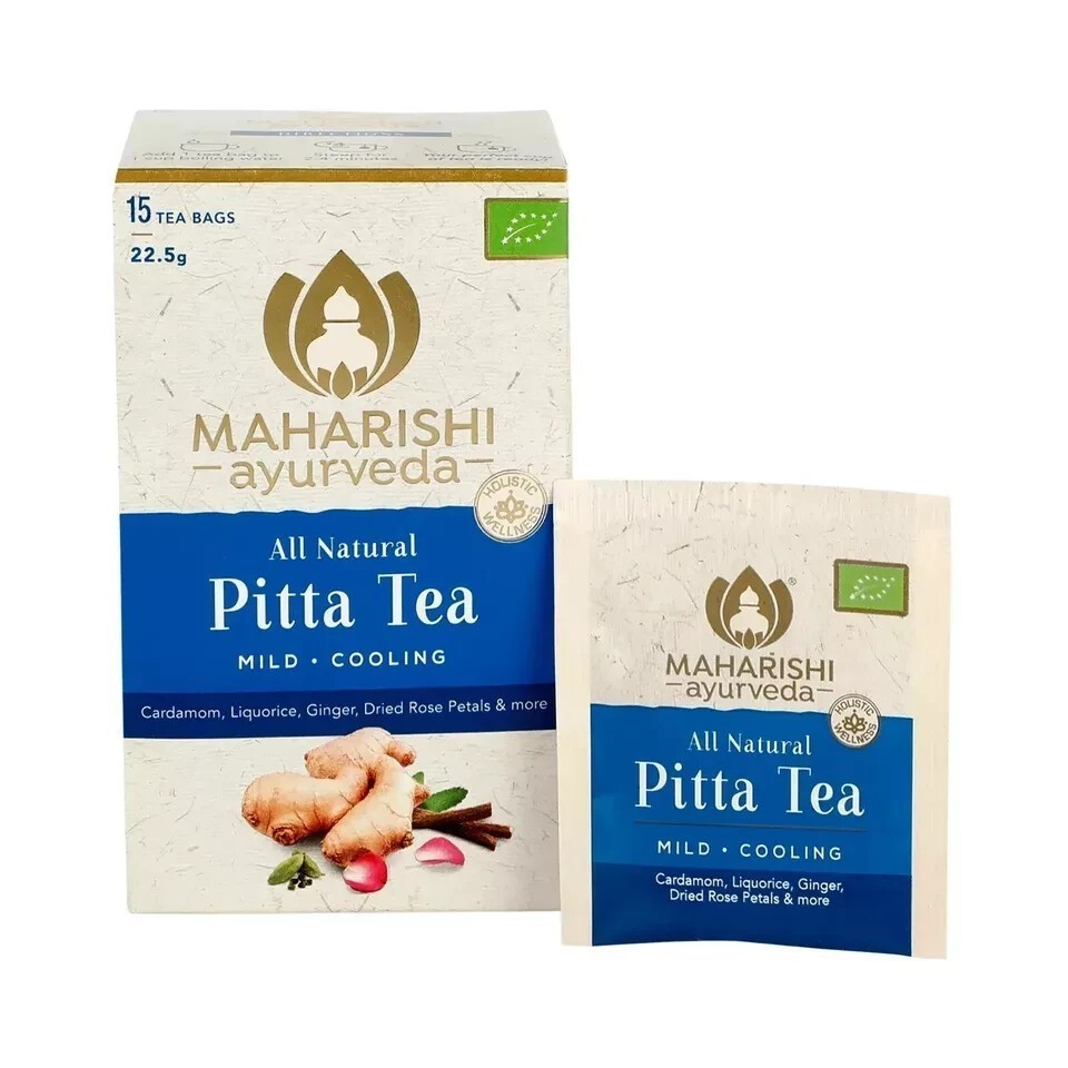 Maharishi Ayurveda Organic Pitta Tea – 15 tea bags. Pack of 2 – FREE SHIPPING
