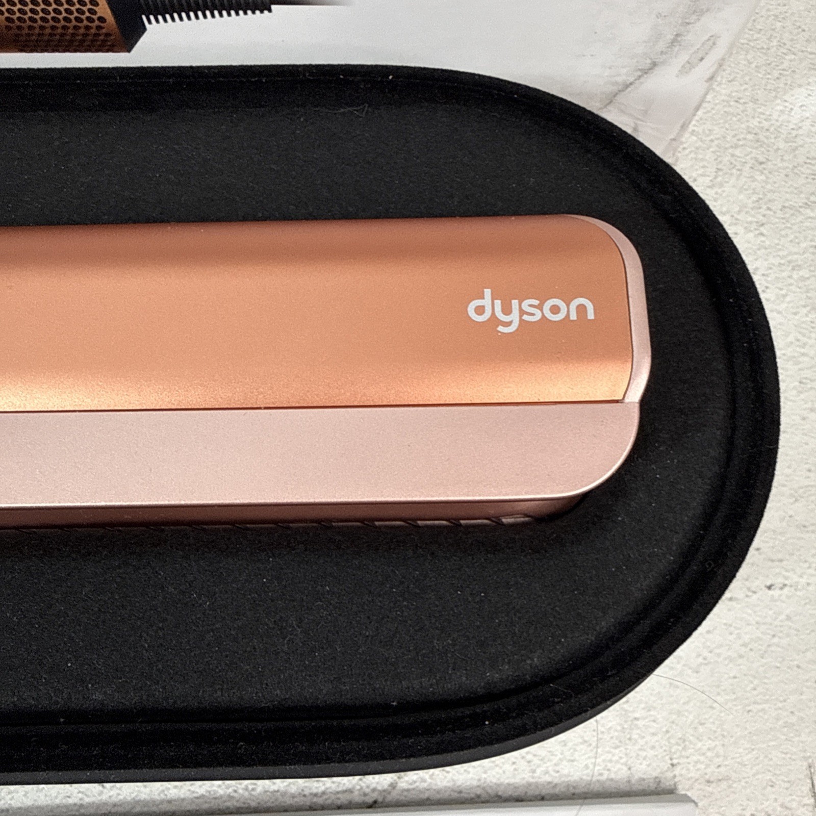 Dyson Airstrait Electric Hair Straightener Amber Silk Special Edition