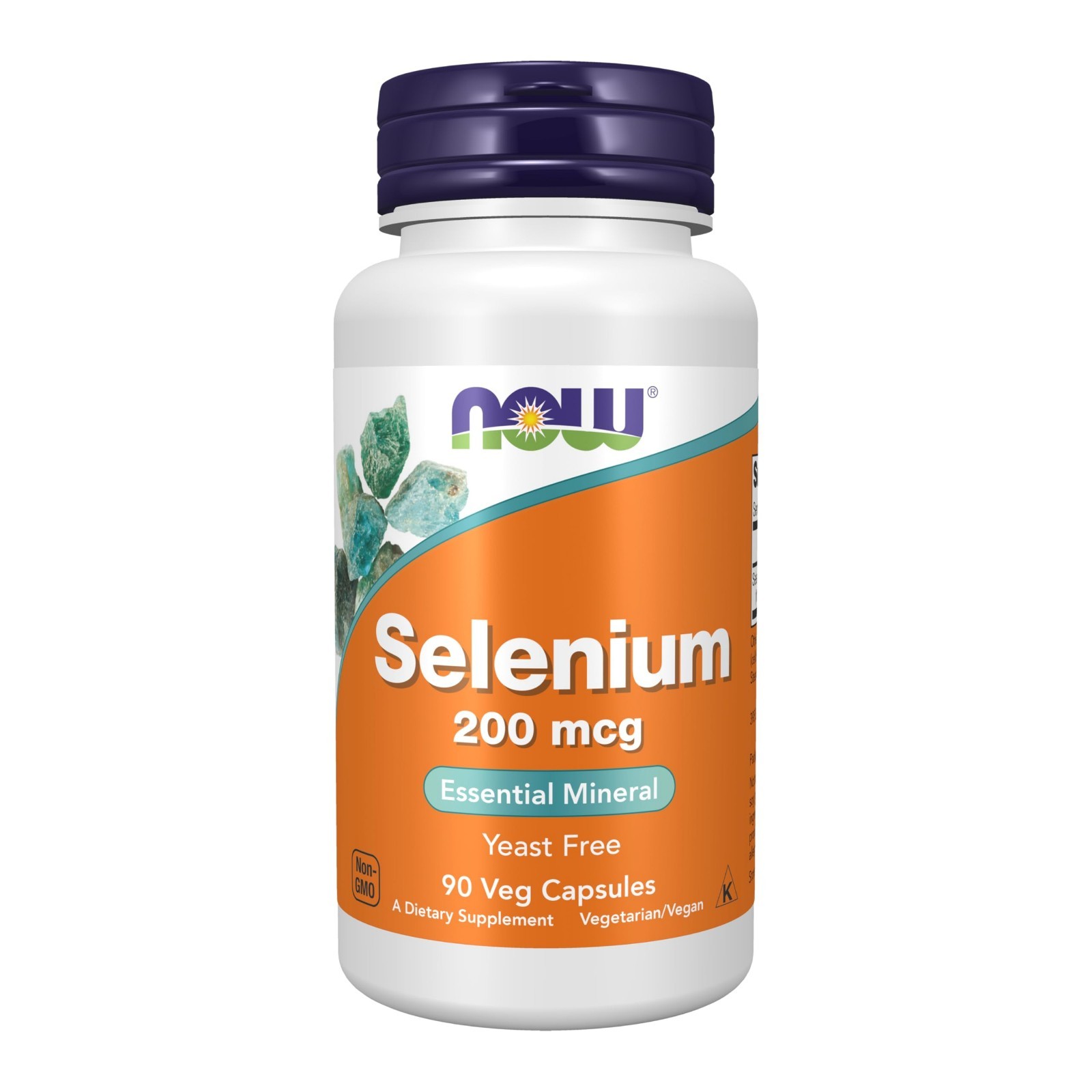 Selenium 200mcg 90 Veg Capsules Essential Trace Mineral Supplement