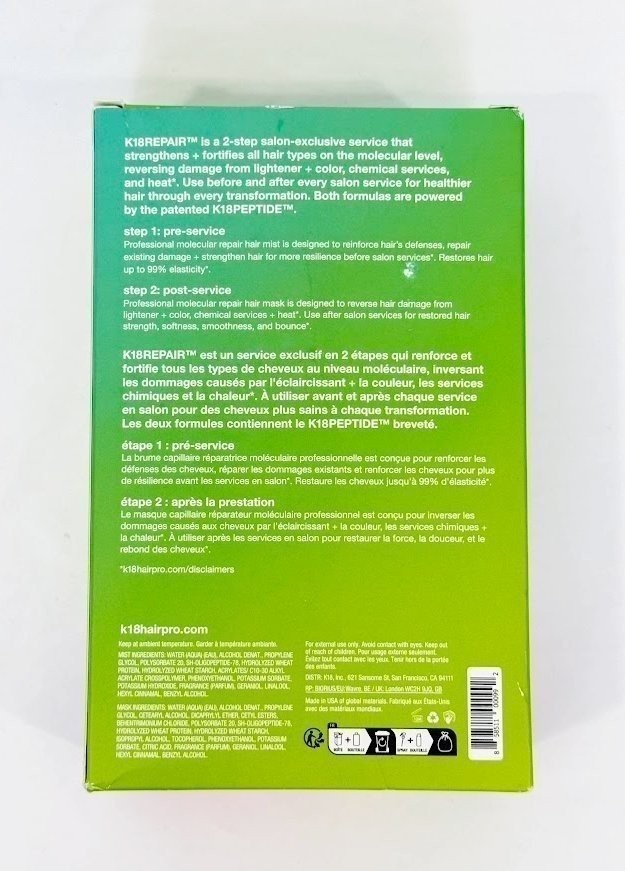 K18 Biomimetic Hairscience PRO Exclusive K18 Repair Service Kit
