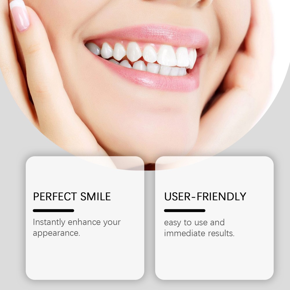 2 Pack Full Denture Set for Men and Women Upper and Lower Denture False Teeth