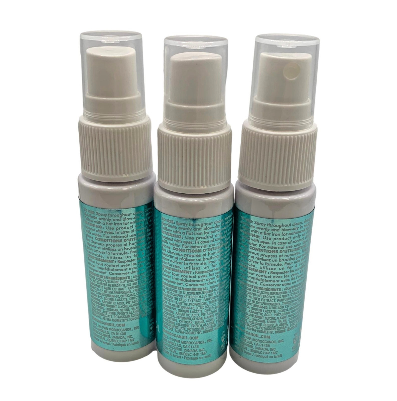 3X Moroccanoil Frizz Shield Spray 0.67oz/20 ml Each Travel Size