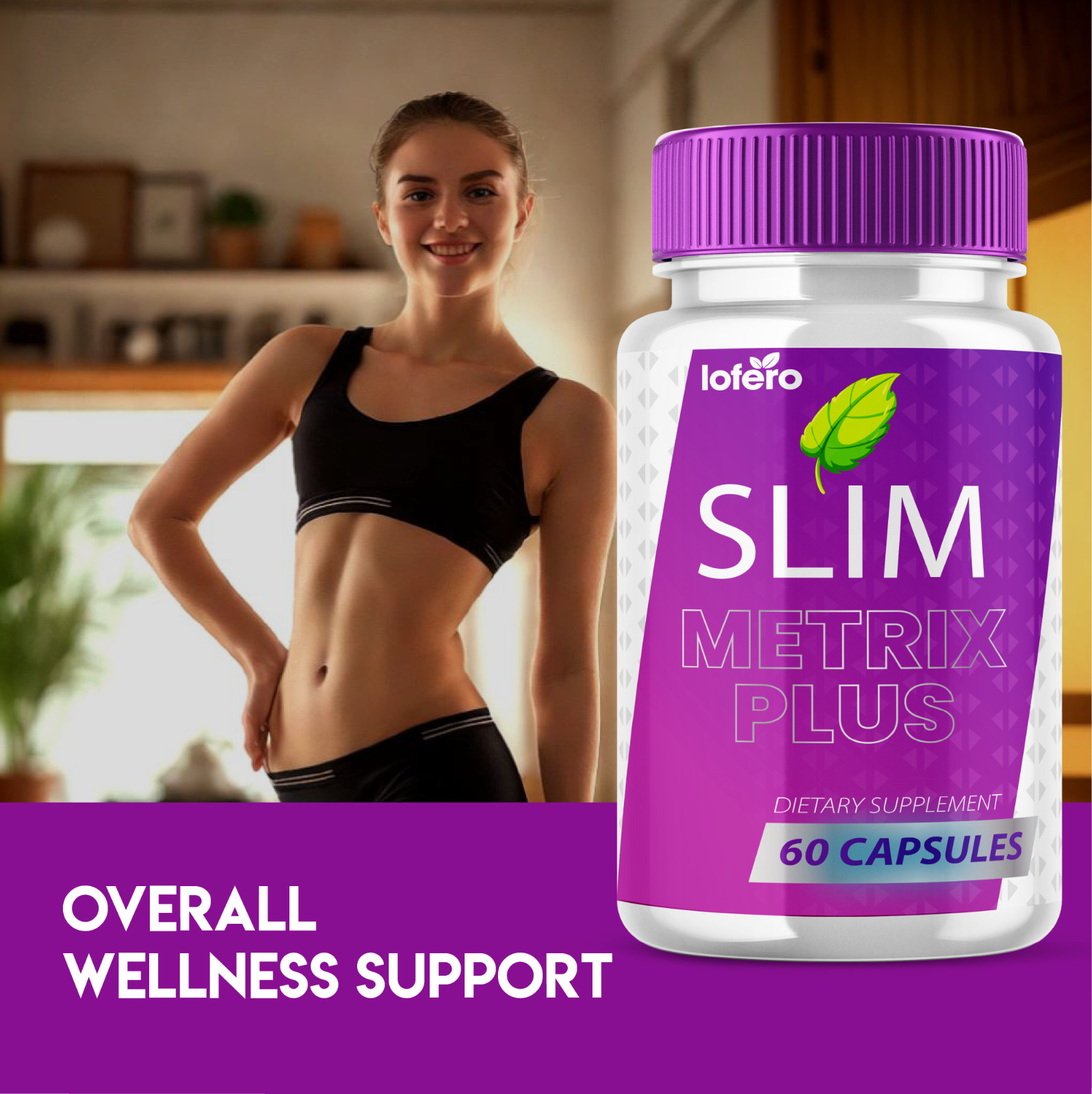 Slim Metrix Weight Loss Dietary Supplement Capsules SlimMetrix Diet Pill (60 ct)