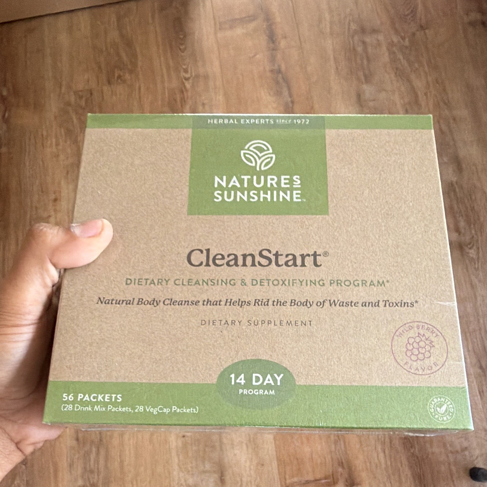 Nature’s Sunshine CleanStart 14-Day Detox & Cleansing Program, Wild Berry Vegan