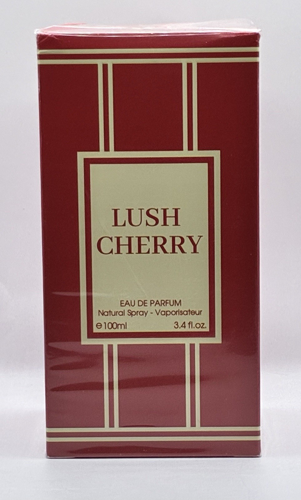 Lush Cherry Eau de Parfum Spray, Cherry Scent, 3.4 fl oz Regular Size