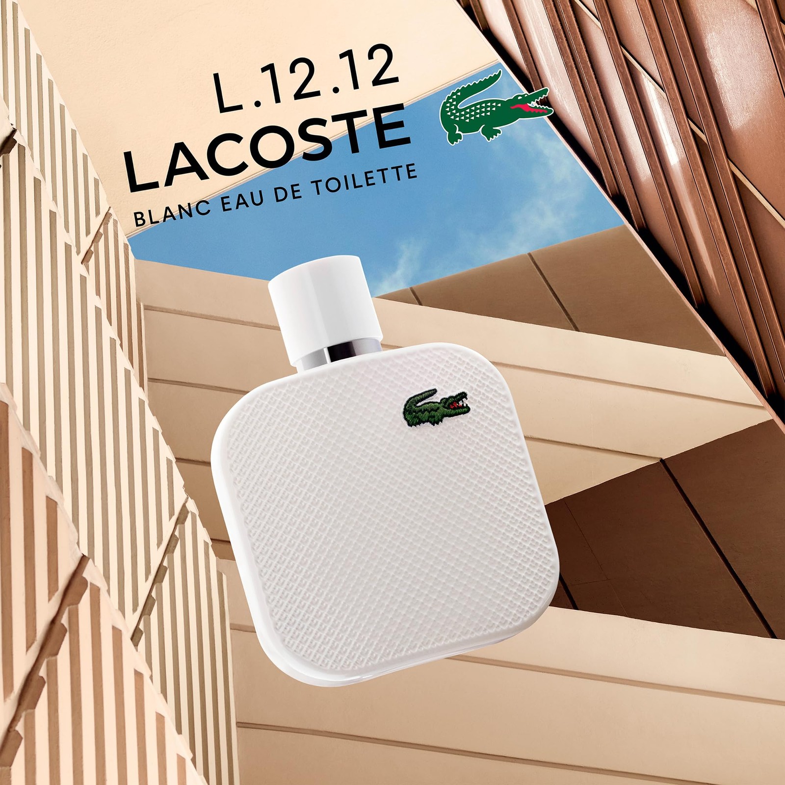 L.12.12 Blanc Eau de Toilette 3.3 Fl Oz Luxury Men’s Fragrance United Kingdom