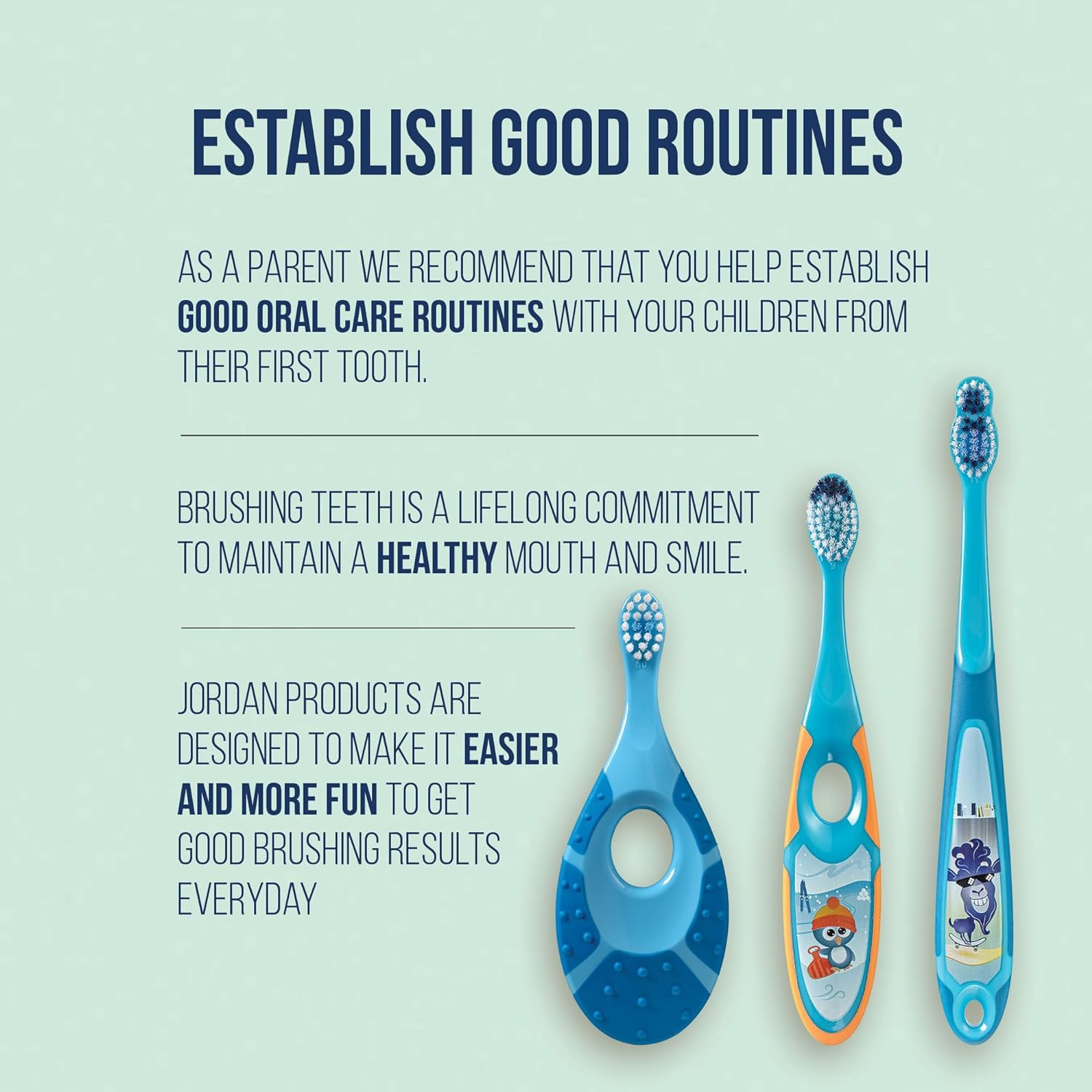 | Step 1 Baby Toothbrush | 0-2 Years, Soft Bristles, BPA Free | Green & Blue …
