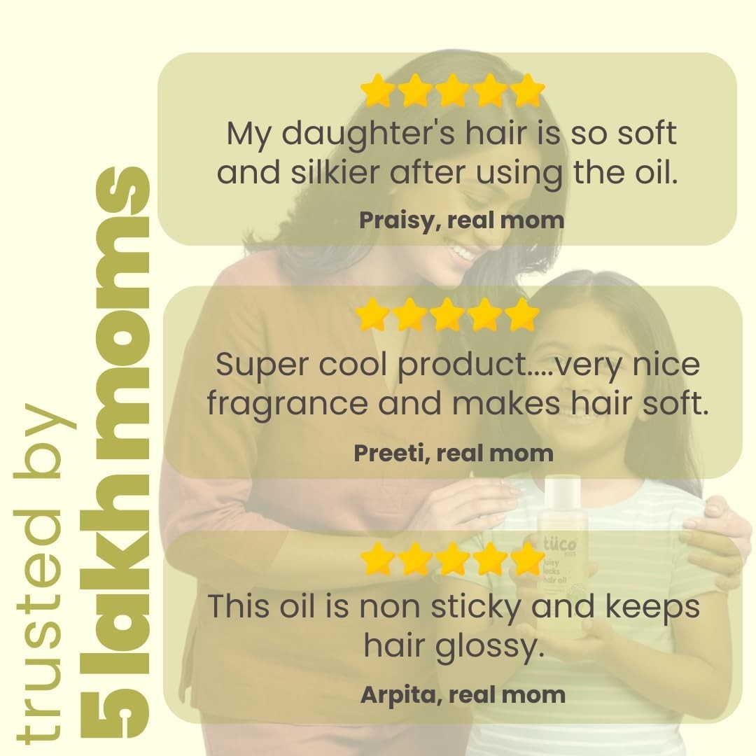 Tuco Kids Hair Oil with Extra Virgin Coconut Mint For Rough Hair for Kids 100ml