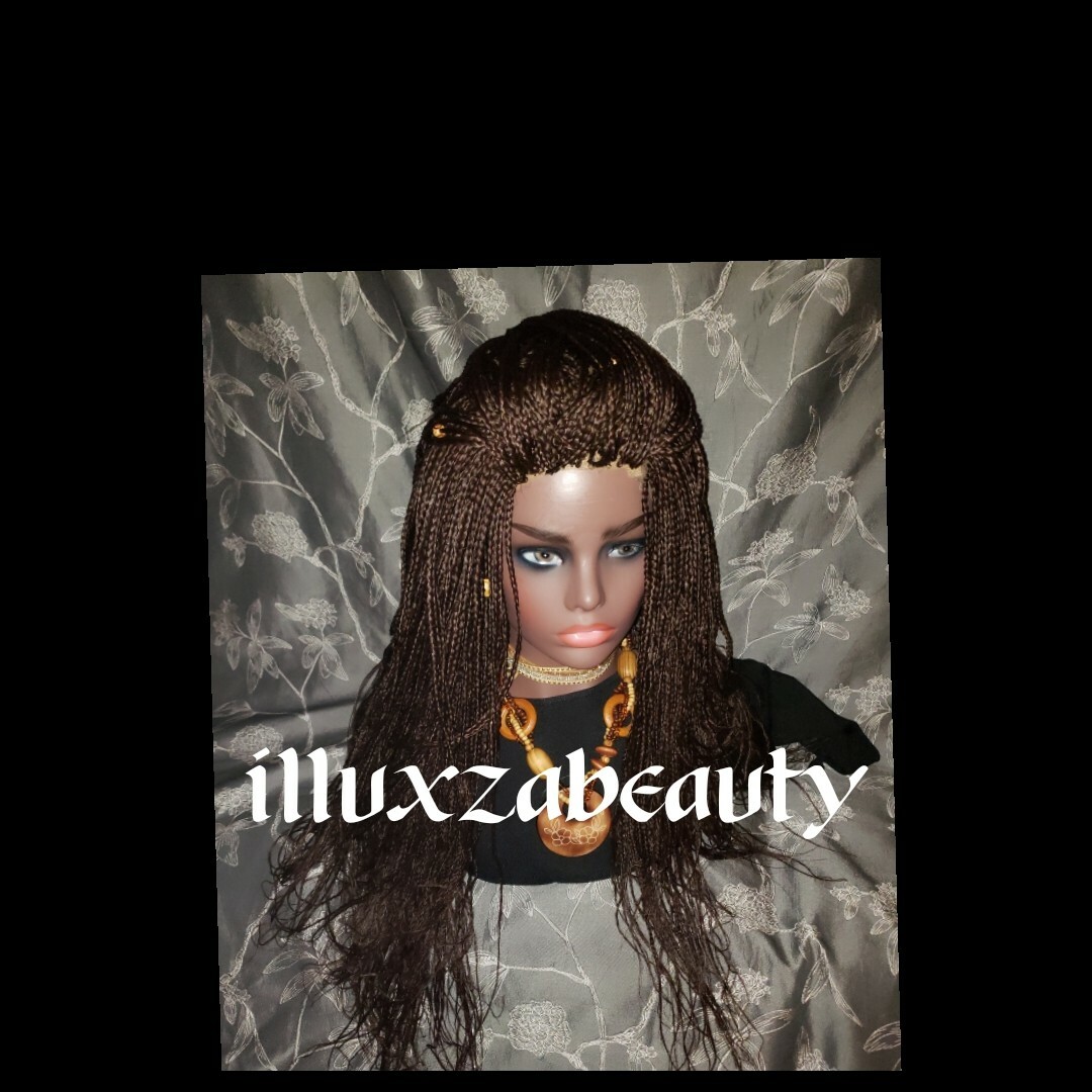 Gorgeous  Box Braided WIG no lace front  color as show in the picture 16″ to 20″