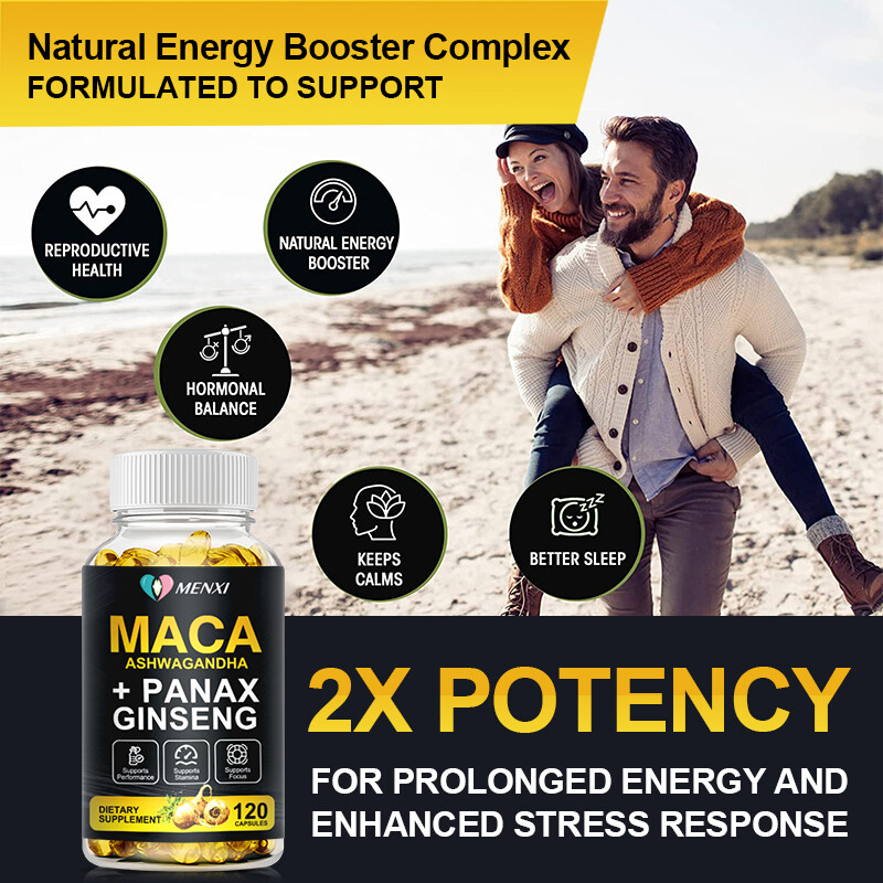120 Capsules 10000 Mg High Potency Organic Pills For Men & Women Enhance Libido