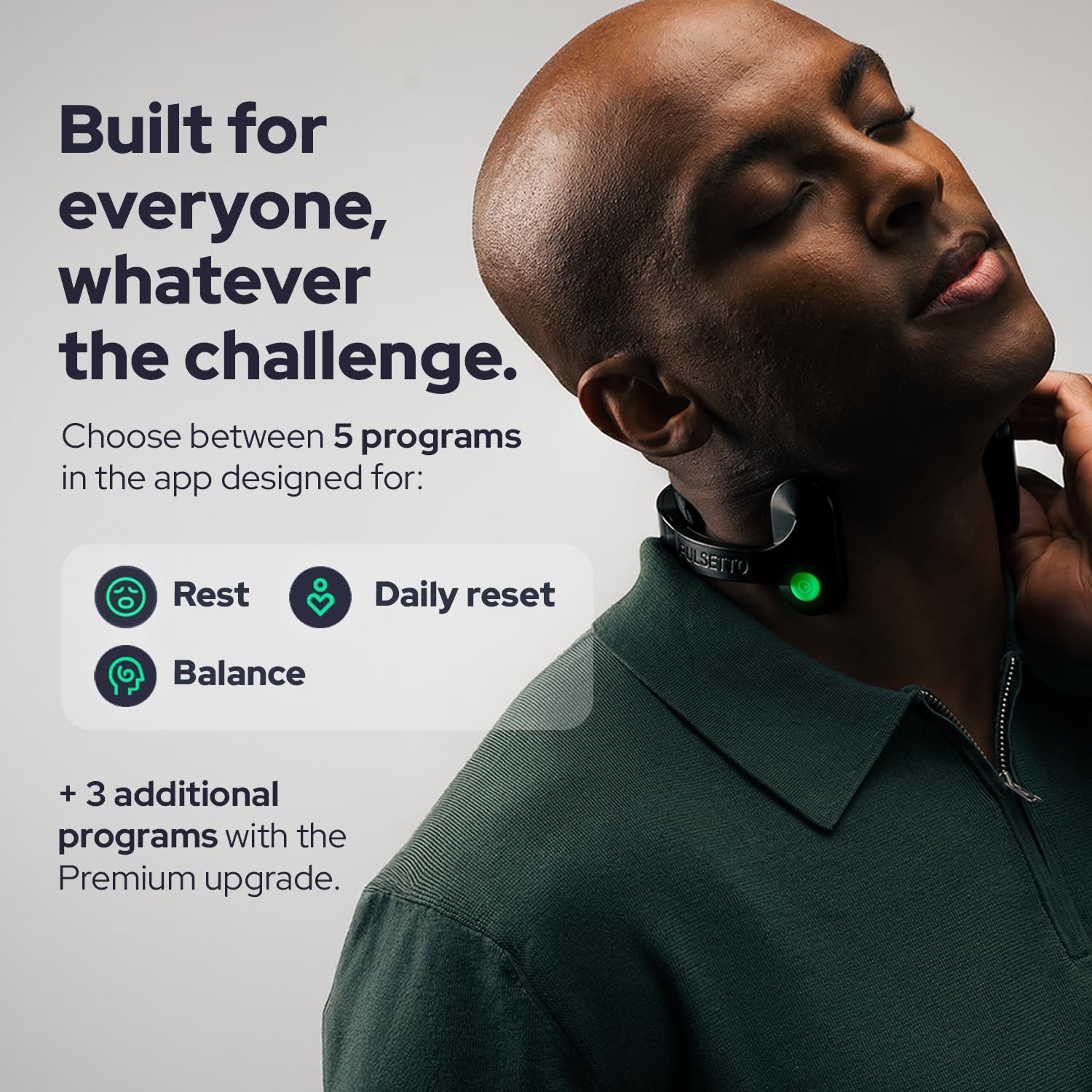 Pulsetto FIT (V2) Wellness Wearable – Relaxation, Sleep & Daily Wellness…