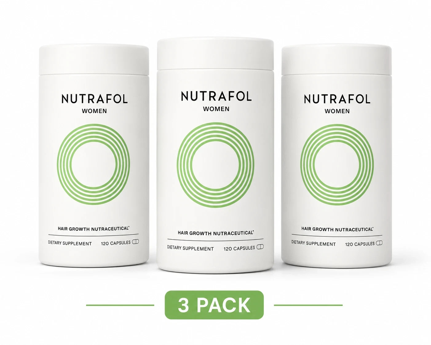 Pack of 3 Women’s Hair Growth Supplement 360 Caps – Fast Shipping Ages 18 – 44