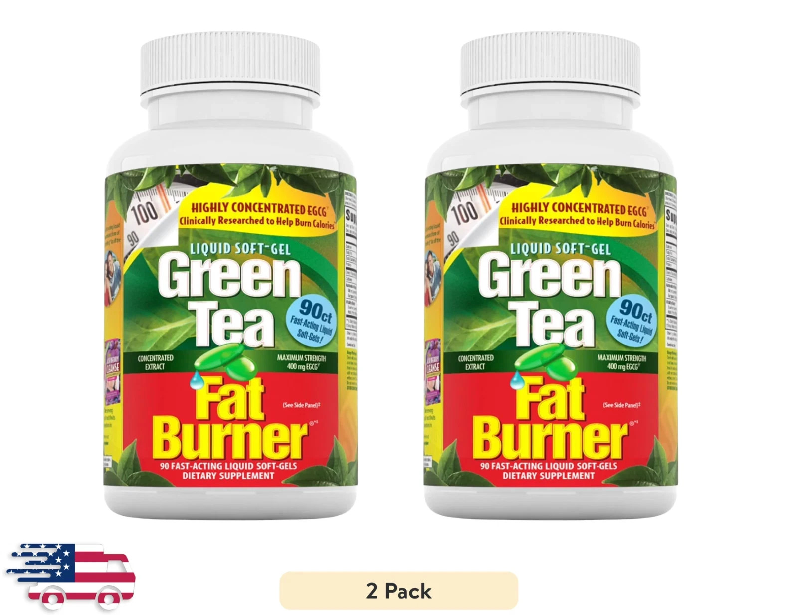 Applied Nutrition Green Tea Weight Loss Supplement, 180 Capsules