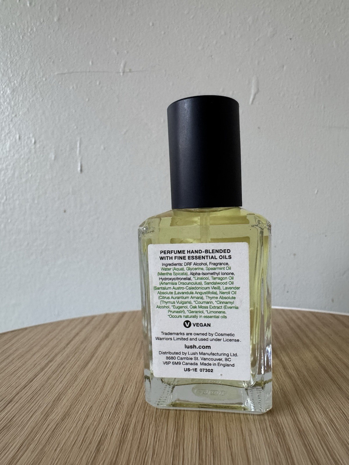 LUSH Dirty Perfume 30ml Brand New Unused Unisex made in United Kingdom
