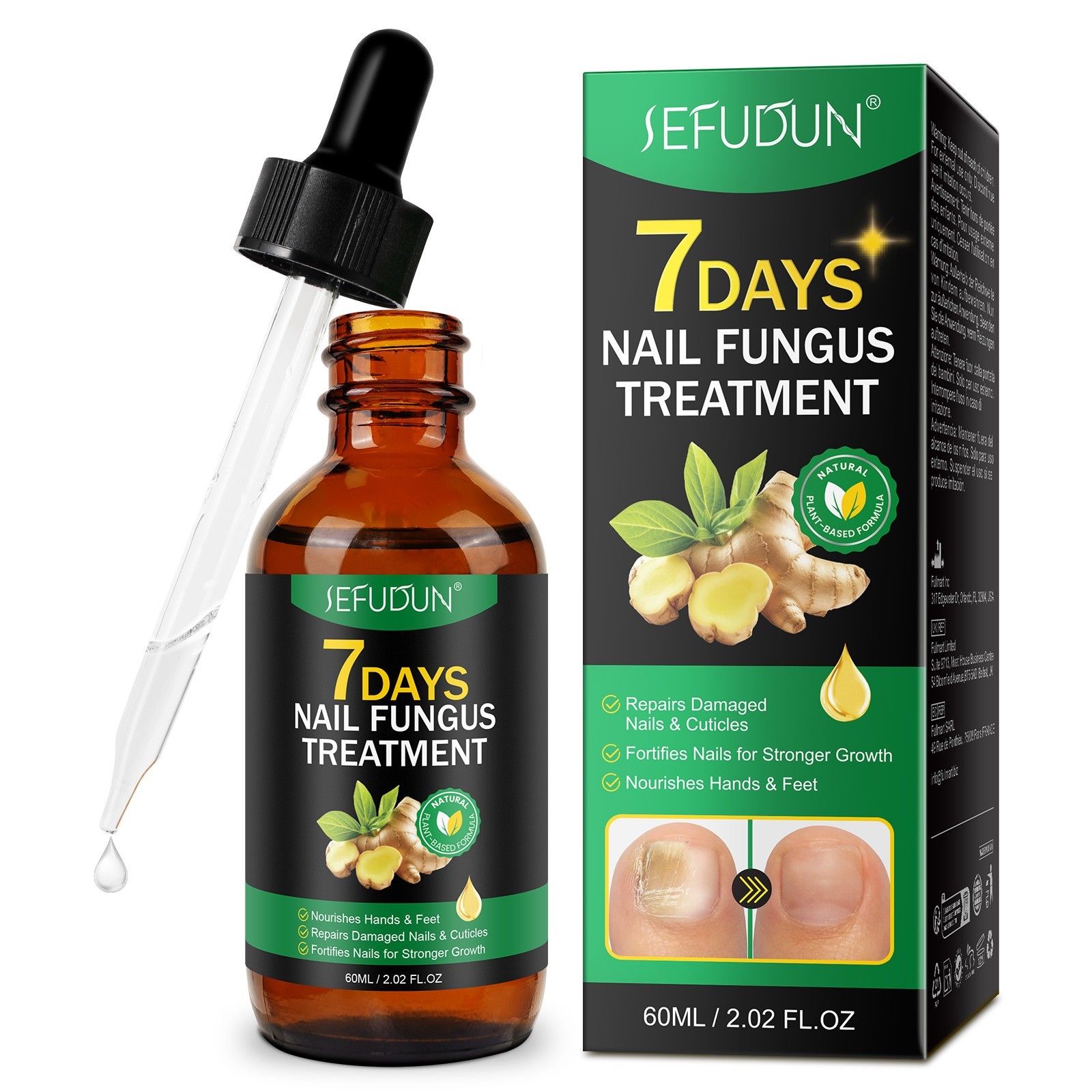 7 Days Nail Fungus Treatment – Extra Strength Repair for Nails & Cuticles 60ML