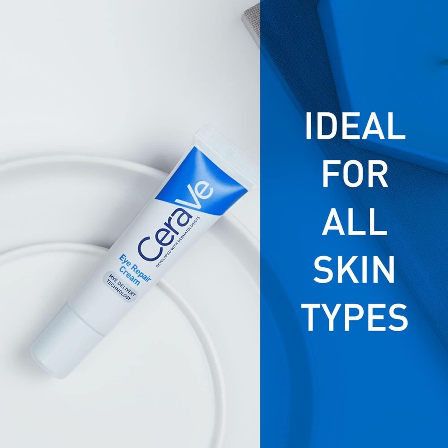 [2 PACK] CeraVe Eye Repair Cream for Dark Circles & Puffiness 0.5fl oz/14.2g