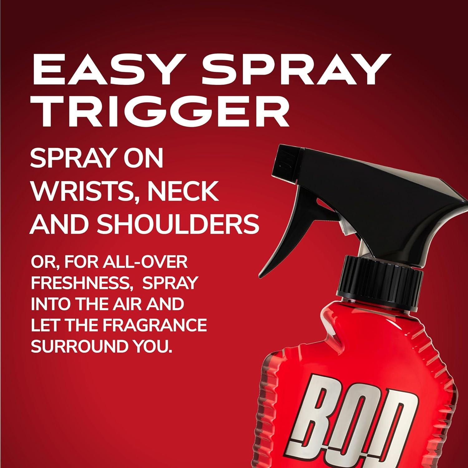 BOD man Fragrance Body Spray, Most Wanted, 8 fl oz 8 Fl Oz (Pack of 1)